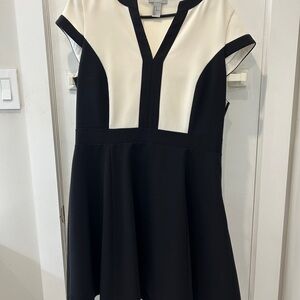 H&M Stylish Black and White Dress